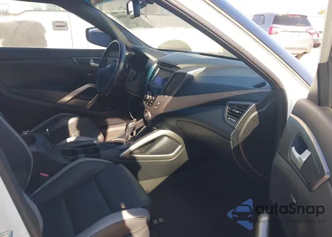 2016 Hyundai Veloster Turbo из США, поврежденный, VIN KMHTC6AE4GU297211